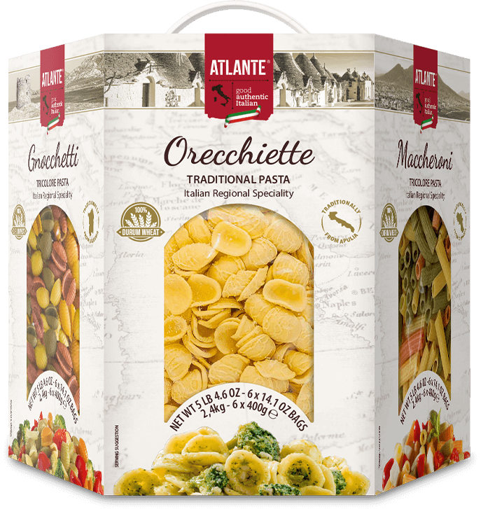 Orecchiette with turnip greens Atlante Brand